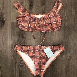 BRAND NEW boho patterned bikini set